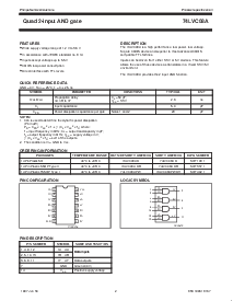 浏览型号74LVC08APW的Datasheet PDF文件第2页