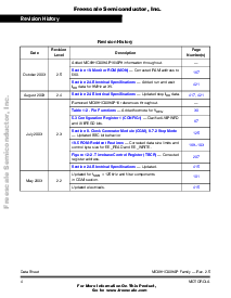 浏览型号MC68HC908AP32CFB的Datasheet PDF文件第4页