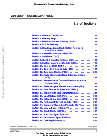 浏览型号MC68HC908AP64CFB的Datasheet PDF文件第5页
