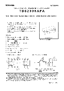 浏览型号TD62308APA的Datasheet PDF文件第1页