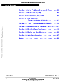 浏览型号MC68HC908AS60VFU的Datasheet PDF文件第4页