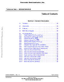 浏览型号MC68HC908AS60VFU的Datasheet PDF文件第5页