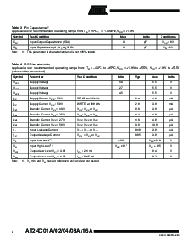 浏览型号AT24C08AU2-10UU-1.8的Datasheet PDF文件第4页