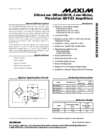 浏览型号MAX4238AUT-T的Datasheet PDF文件第1页