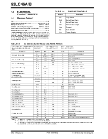 浏览型号93LC46A的Datasheet PDF文件第2页