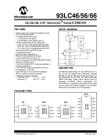 浏览型号93LC46的Datasheet PDF文件第1页