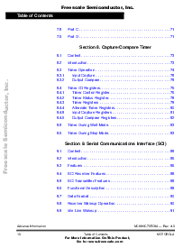 浏览型号MC68HC705C9ACFB的Datasheet PDF文件第10页