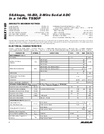 浏览型号MAX1169ACUD的Datasheet PDF文件第2页