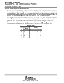 浏览型号SN74LV139ADE4的Datasheet PDF文件第2页