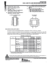浏览型号SN74LVC139ADT的Datasheet PDF文件第1页