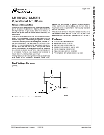 浏览型号LM318H的Datasheet PDF文件第1页