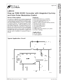 浏览型号LM3310SQ的Datasheet PDF文件第1页