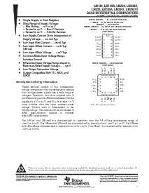 浏览型号LM339NSLE的Datasheet PDF文件第1页