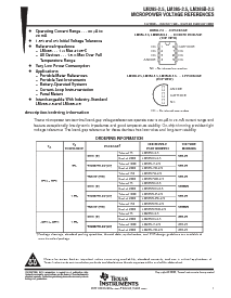 浏览型号LM285-2.5的Datasheet PDF文件第1页