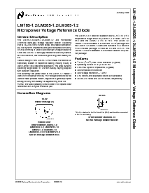 浏览型号LM285M-1.2的Datasheet PDF文件第1页