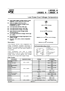 浏览型号LM393PT的Datasheet PDF文件第1页