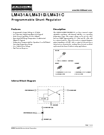 浏览型号LM431BCM3的Datasheet PDF文件第1页