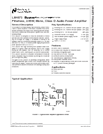 浏览型号LM4673SD的Datasheet PDF文件第1页