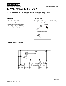 浏览型号LM79L05ACZ的Datasheet PDF文件第1页