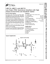 浏览型号LMV710M5X的Datasheet PDF文件第1页