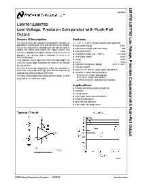 浏览型号LMV761MF的Datasheet PDF文件第1页