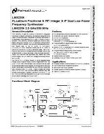 浏览型号LMX2354TM的Datasheet PDF文件第1页