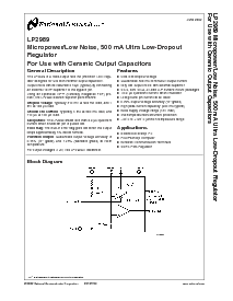 浏览型号LP2989IMX-2.5的Datasheet PDF文件第1页