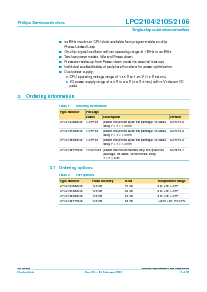 浏览型号LPC2106FHN48的Datasheet PDF文件第2页