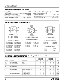 浏览型号LT1037CN8的Datasheet PDF文件第2页