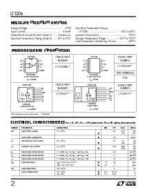 浏览型号LT1206CS8的Datasheet PDF文件第2页