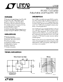 浏览型号LT1108CN8的Datasheet PDF文件第1页