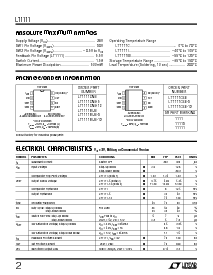 浏览型号LT1111CN8的Datasheet PDF文件第2页