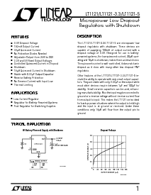 浏览型号LT1121IST-5的Datasheet PDF文件第1页