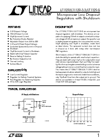 浏览型号LT1129CS8的Datasheet PDF文件第1页