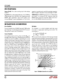 浏览型号LT1249CN8的Datasheet PDF文件第6页
