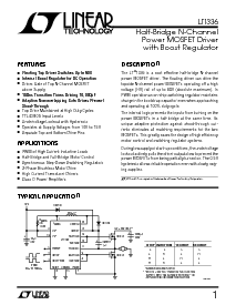 浏览型号LT1336IS的Datasheet PDF文件第1页