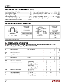 浏览型号LT1394CS8的Datasheet PDF文件第2页