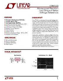 浏览型号LT1461AIS8-2.5的Datasheet PDF文件第1页