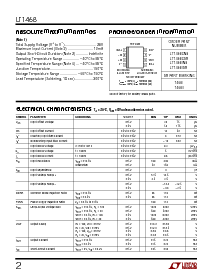 浏览型号LT1468IN8的Datasheet PDF文件第2页
