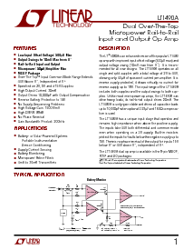 浏览型号LT1490ACMS8的Datasheet PDF文件第1页