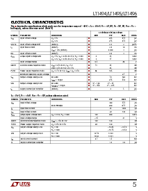 浏览型号LT1494IMS8的Datasheet PDF文件第5页