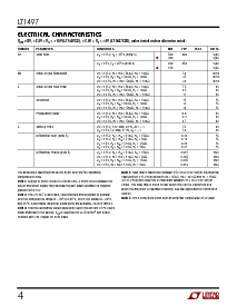 浏览型号LT1497的Datasheet PDF文件第4页