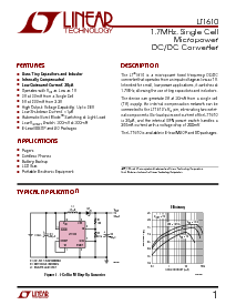 浏览型号LT1610CMS8的Datasheet PDF文件第1页