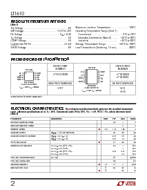浏览型号LT1610CS8的Datasheet PDF文件第2页