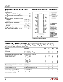浏览型号LT1769CGN的Datasheet PDF文件第2页