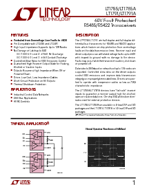 浏览型号LT1785IS8的Datasheet PDF文件第1页