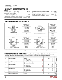 浏览型号LT1819CS8的Datasheet PDF文件第2页