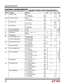 浏览型号LT1819CS8的Datasheet PDF文件第4页