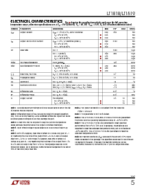 浏览型号LT1819CS8的Datasheet PDF文件第5页
