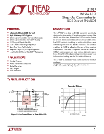 浏览型号LT1937ESC6的Datasheet PDF文件第1页